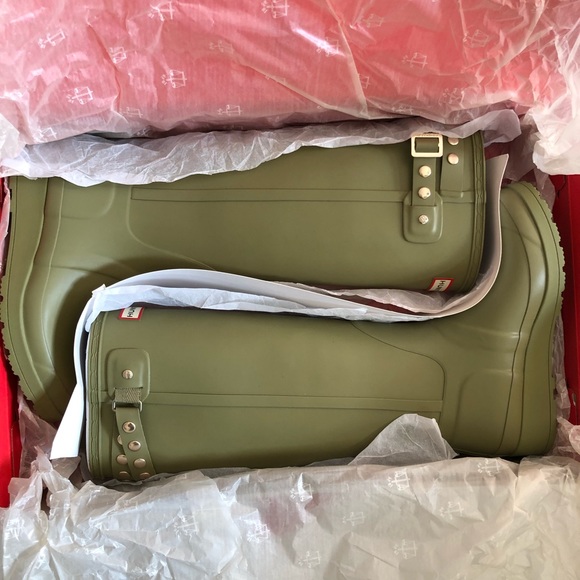 Brand New! Hunter Original Tall Studded Rain Boot - Picture 4 of 8